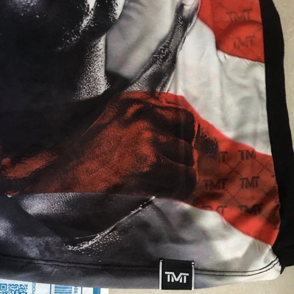 Men’s Floyd Mayweather TMT “The Money Team” Hard Work dedication tank Shirt Sz S - Picture 7 of 12
